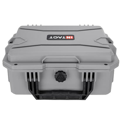 Eylar 13.8" Intact Series Compact Hard Camera Case, Lightweight and Durable Stacker Design with Foam - color: Gray