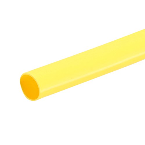 uxcell Heat Shrink Tubing 2mm Dia 5m 2:1 Heat Shrink Tube Wire Wrap Yellow - color: Yellow, size: 2mmx5m