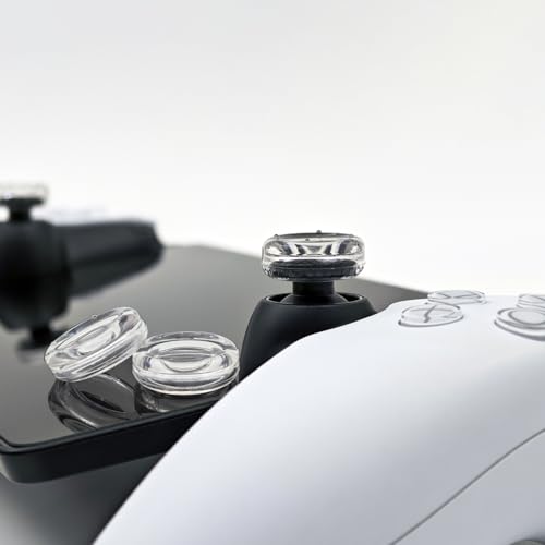 Luck&Link Transparent Thumb Grips for PS Portal, Joystick Caps for ROG Ally/Legion Go Thumbstick Cover (for PS Portal/ROG Ally/Legion Go1) - size: For PS Portal/ROG Ally/Legion Go1