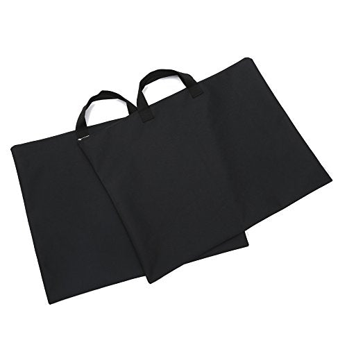 600D Portfolio Waterproof With Handle And Zipper For Student and Artist 2-pack - size: Large