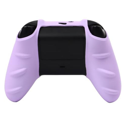Cat Among Blossoming Branches Skin Compatible with Xbox Series X Wireless Controller, RALAN Protector Case， Customised Thumb Grips Cap - color: Cat Purple