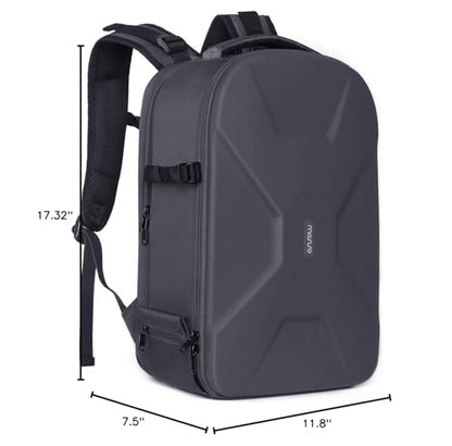 MOSISO Camera Backpack, DSLR/SLR/Mirrorless Photography Camera Bag - color: Gray