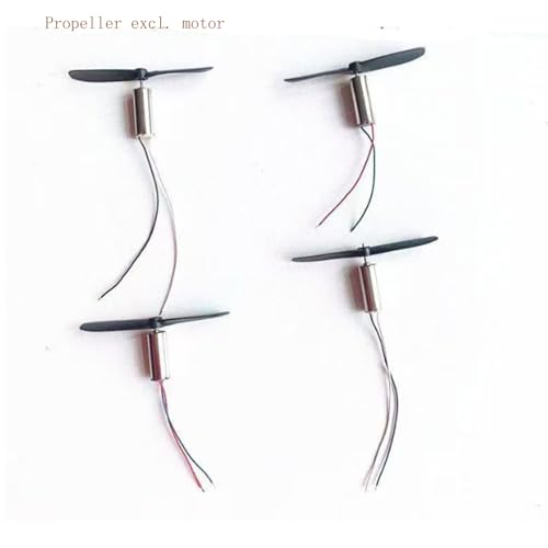 Mini quadcopter propeller, remote control aircraft propeller, mini propeller suitable for small and medium-sized unmanned aerial vehicles, 20 propeller props, 35, 37, 42, 46 mm, etc. (42mm/1.65in（黑色）)