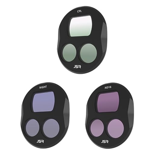 Lens Filte for DJI Mavic 4 Pro, Camera Protection Set Optical Glass External Multilayer Nano Coating Accessories (3Pcs(CPL+ND16+Night)) - color: 3Pcs(CPL+ND16+NIGHT)