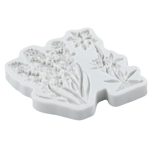 Flower Polymer Clay Molds Flower Leaf Silicone Resin Mold - color: Style G