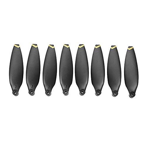 Mini Drone Propeller Set, Low Noise Drone Propeller, Dynamic Balance Test, Propeller Blades Replacement Accessories for X8 Mini, 8 Pieces/Set(Golden)