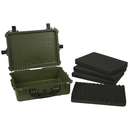 Strongway 20in. Plastic Waterproof Storage Case, Green - color: Green