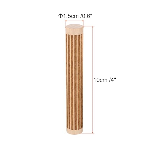 HARFINGTON Wood Clay Roller 4" Straight Lines Pattern Rolling Pins Wood Rollers Pottery Tools Wood Grain Texture Rollers for Clay Baking Dough Playdough DIY - style: Straight Lines