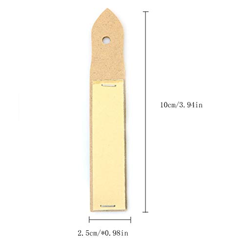 RLECS 4-Pack Sketch Sandpaper Pencil Pointer Sand Paper Sharpener Drawing Tools Sanders for Sharpening Pastel Sticks, 12 Sheets/Board