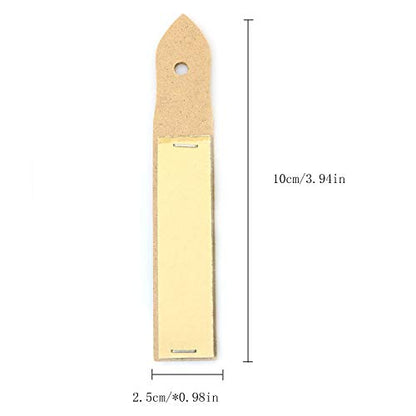 RLECS 4-Pack Sketch Sandpaper Pencil Pointer Sand Paper Sharpener Drawing Tools Sanders for Sharpening Pastel Sticks, 12 Sheets/Board