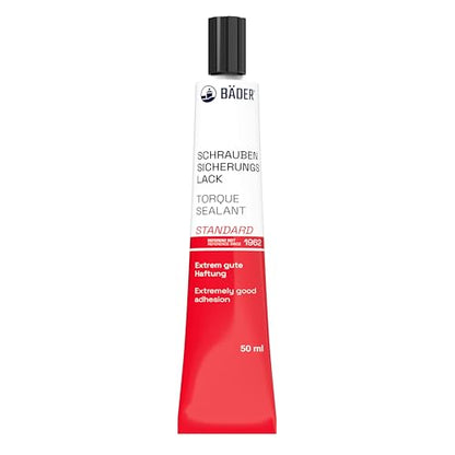 Lacke Original Screw-Locking Paint Standard Range Blue 50 ml The reference 1962 - aid for securing, signing, sealing, as well as for tampering