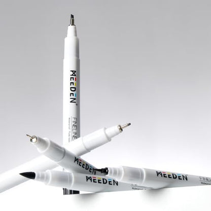 MEEDEN Micro Fineliner Drawing Pens: 6 Sizes, 0.05-3mm, Black Archival Ink - style: Multi-size (6 PCS)