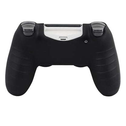 RALAN Controller Skins for PS4,Fruit Silicone Controller Cover Skin Protector Compatible /PS4 Slim/PS4 Pro Controller with 2 Cute Thumb Grips Caps… - color: Black White dargon