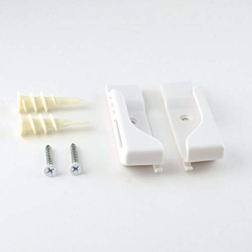 Dockem Koala Tablet Wall Mount - Screw-in Version: Universal Dock for iPads, iPad Air/Mini/Pro, Samsung Galaxy Tab/Notes, Android Tablets and More [White Brackets] - color: White