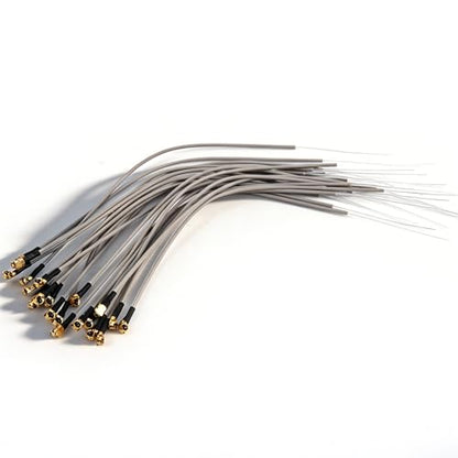 Changor 20Pcs 2.4G Receiver Antenna Port Compatible with FrSky Futaba 2.4G RC Receiver Replacement 15cm Length 50 Ohm for RC Airplane Drone FPV