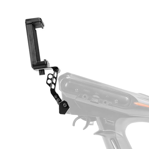 Radiolink RC8X Holder Mount 5.8G FPV Monitor Screen Phone Bracket CNC Aluminum Alloy RC Device for Remote Controller RC8X, Black - color: Black