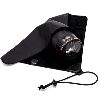 The Tech Wrap Compact 12.5" x 12.5" Neoprene Lens Pouch - Camera Lens Protective Wrap - Camera Travel Accessories