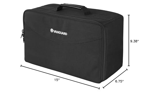 VANGUARD Divider Bag 37 Customizeable Compact Insert/Protection Bag for DSLR Camera, Lenses, Accessories. 11 Liter Capacity - size: DIVIDER BAG 37