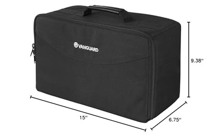 VANGUARD Divider Bag 37 Customizeable Compact Insert/Protection Bag for DSLR Camera, Lenses, Accessories. 11 Liter Capacity - size: DIVIDER BAG 37