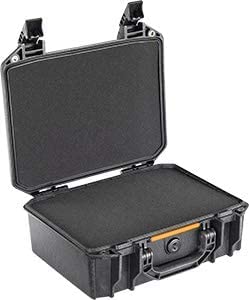 Pelican Vault V200 Hard Case (Camera, Pistol, Gear, Equipment) - color: Black, style: With Foam