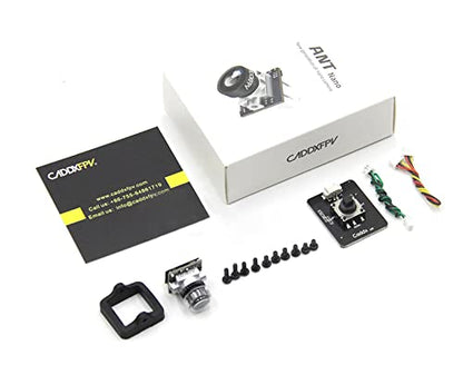 SoloGood Caddx Ant FPV Camera 1200TVL Global WDR OSD 1.8mm Ultra Light Nano FPV Camera 16:9 NTSC PAL for RC FPV Cinewhoop Tinywhoop Drone - color: Silver 16:9
