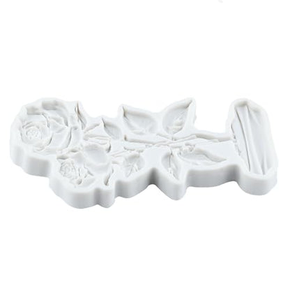 Rose Flower Polymer Clay Mold Rose Silicone Molds - color: Style H
