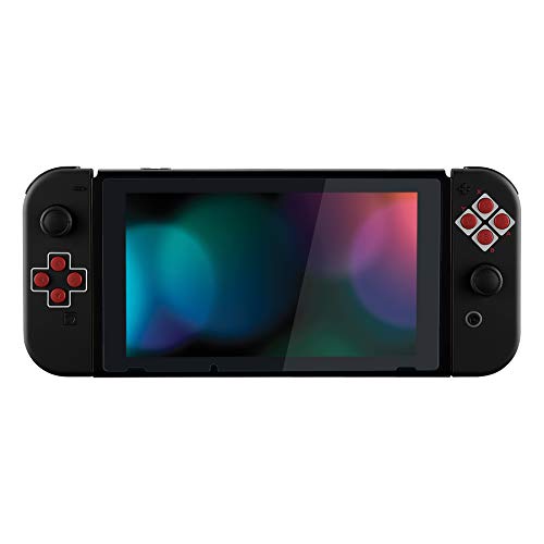 eXtremeRate DIY Replacement Shell Buttons for Nintendo Switch & Switch OLED, Classics NES Style Soft Touch Housing with Full Set Button for Joycon Handheld Controller - Console Shell NOT Included - color: Classic NES Style