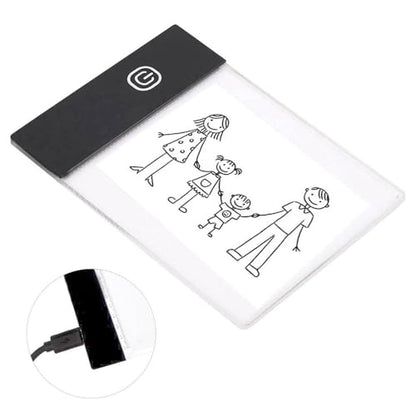 Anu Limen A6 LED Light Board Adjustable Brightness Tracing Light Pad for Art Craft, Sketching & Calligraphy, Portable USB Powered Design