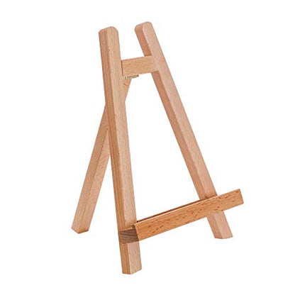 U.S. Art Supply 10.5" Small Wooden Tabletop Easel for Painting
