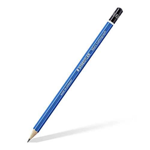 STAEDTLER Mars Lumograph 2H Graphite Art Drawing Pencil, 6 Pencils - style: 2H