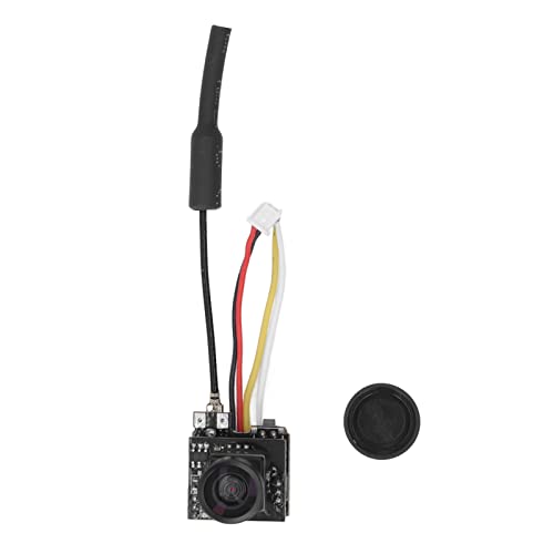 5.8G FPV Camera, OSD AIO 800TVL HD Micro FPV Camera NTSC PAL Switchable FPV Camera, 150° FOV Horizontal 170° DFOV Diagonal Viewing Angle