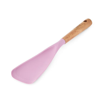 Farberware Pro Spoonula with Beechwood Handle and Built-In Hang Hole, Blush - Kitchen Scraping and Stirring Tool for Pots, Bowls, and Pans - color: Blush