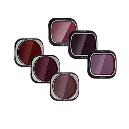 Aries ND Filters Set for DJI Mavic 2 pro, 6 Pack-(CPL, UV, ND4, ND8, ND16, ND32)