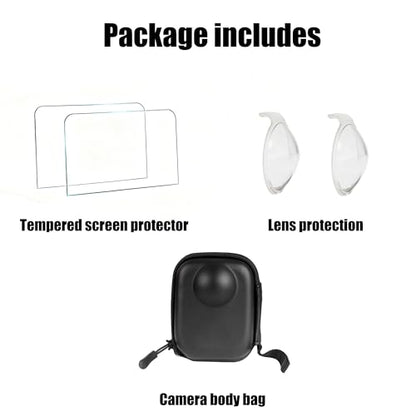 PellKing Lens Guards for DJI Osmo 360,Lens Protector with Camera Case and Screen Protector Accessories Kit for DJI Osmo 360 Panorama Camera