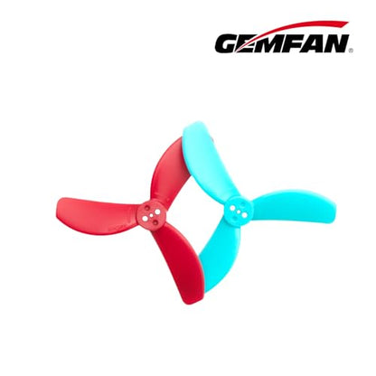 Gemfan Drone Soccer 2826 2.8-Inch 3-Blade PC FPV Props, 4CW + 4CCW