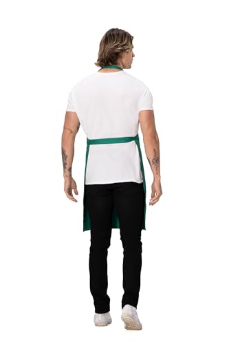 Chef Works Unisex Butcher Apron - color: Kelly Green