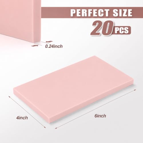 Bobblebro 20 PCS 4"x6" Soft Linoleum Blocks for Printmaking & Stamp Making - style: 4X6-20PCS