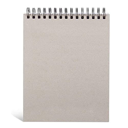KINGART 8” x 10” Wire Bound Drawing Paper Pads, 70 lbs., Set of 2, (641-2) White (Pack of 2) - size: 8 x 10" (Pack of 2)