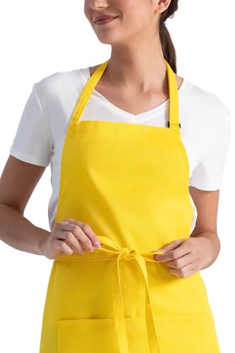 Chef Works Unisex Butcher Apron, Lemon, One Size - color: Lemon