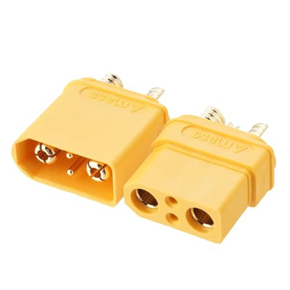 ELFCULB 5 Pairs Amass XT90H 2+2 Connectors for Robotics and RC Models - size: XT90H(2+2)
