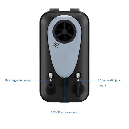 WeatherFlow - WINDmeter- A Wireless Pocket-Sized Anemometer That captures Highly Accurate Wind Measurements. Capture & Share Wind speeds & Direction with Accuracy and a Bluetooth Connection to apps.