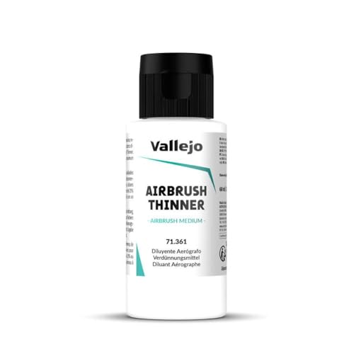 Vallejo - Airbrush Thinner for Acrylic Paints 60 ml (2.02 fl.oz.) - size: 2.02 Fl Oz (Pack of 1)