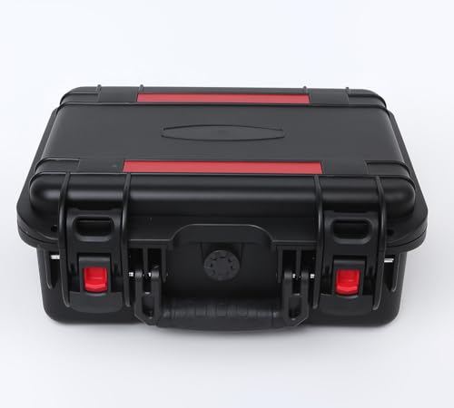 15in Waterproof Hard Case with DIY Customizable Foam Insert (13.5 x 10 x 6in Interior) - color: Black-15in