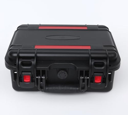 15in Waterproof Hard Case with DIY Customizable Foam Insert (13.5 x 10 x 6in Interior) - color: Black-15in