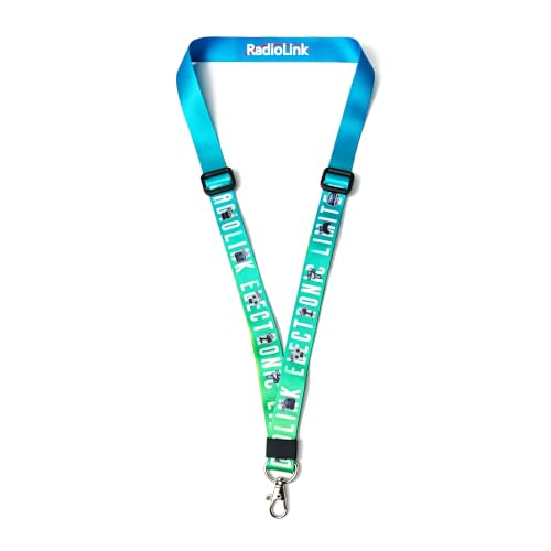 Radiolink RC Transmitter Lanyard Adjustable Neck Strap Sling Hook Blue - color: Blue