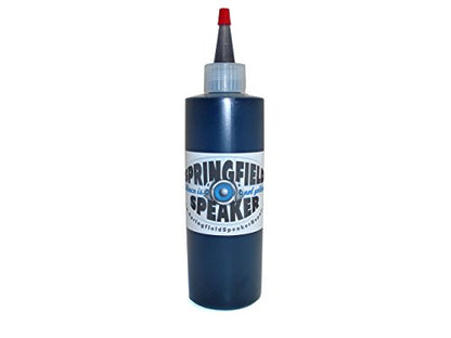 Pro-Grade Black Rubberized Speaker Repair Adhesive Glue (8 oz) - Dries Black - color: Black, size: 8 oz