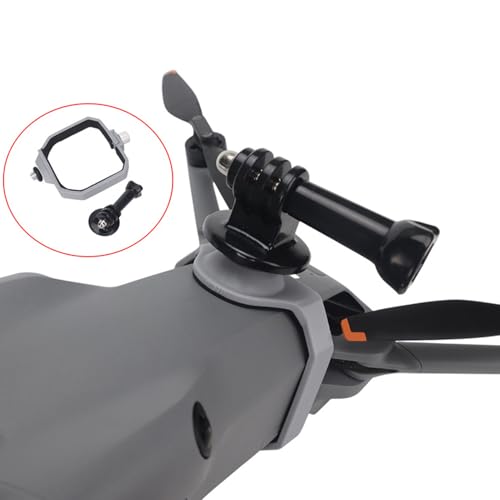 Mini 5 Pro Drone Camera Mount Top Carry Extension Bracket with 1/4 Screw Tripod Mount Adapter Compatible for DJI Mini 5 Pro Drone Accessories for Action Camera/LED Flight Light