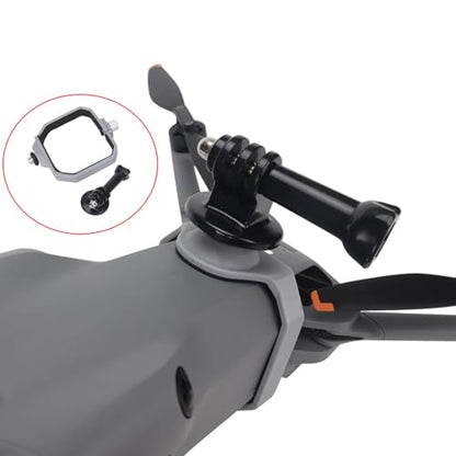 Mini 5 Pro Drone Camera Mount Top Carry Extension Bracket with 1/4 Screw Tripod Mount Adapter Compatible for DJI Mini 5 Pro Drone Accessories for Action Camera/LED Flight Light