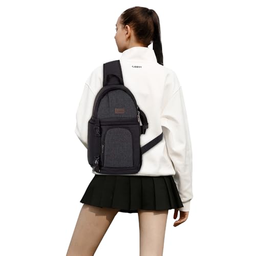 MOSISO Camera Sling Bag, Photography Shoulder Bag Compact Camera Backpack - color: Black
