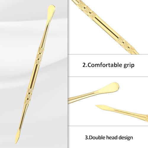 4PCS Wax Carving Tools, Stainless Steel Sculpture Tool Modeling Carving Tools Double-Headed Sculpting Tool for Modeling